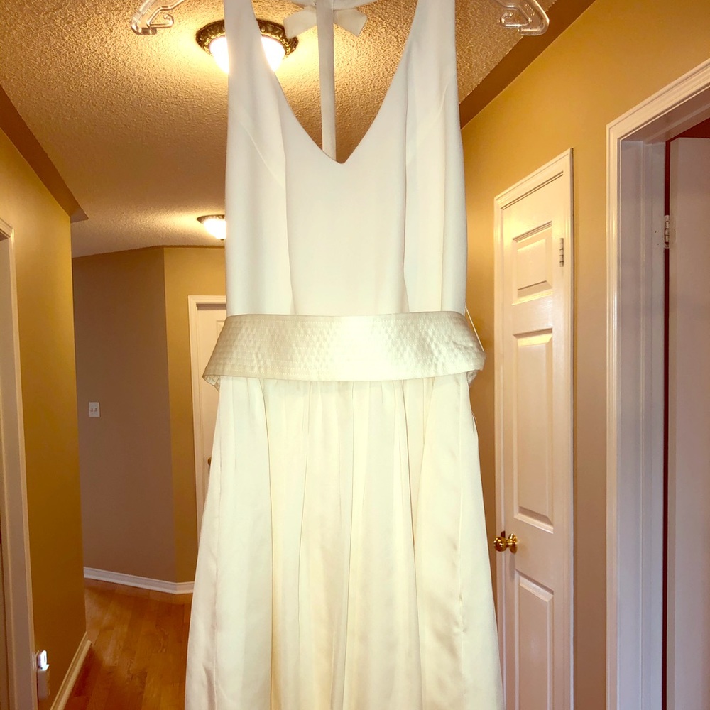 Vera Wang Halter Cocktail Dress